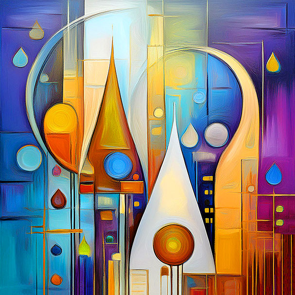 Vendita quadri moderni e astratti su tela cotone o carta perlata di Eugenio Tocchet